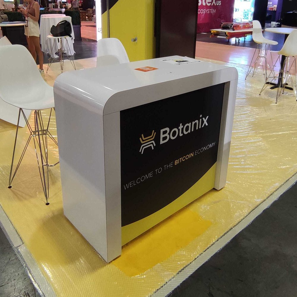 Botanix island counter on the conference floor