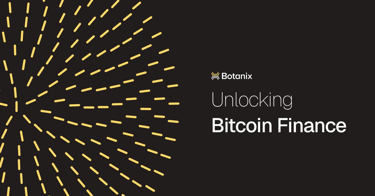Unlocking Bitcoin Finance, Botanix brand social card